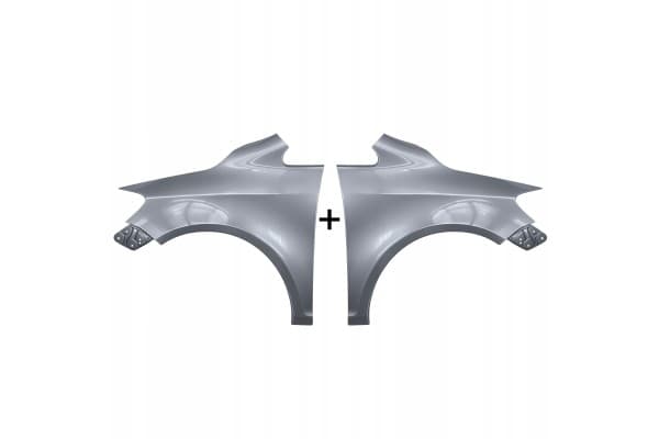 Guardabarros para VW Golf Plus Izquierdo y Derecho LA7T 05-14 Nuevo Pintado Juego