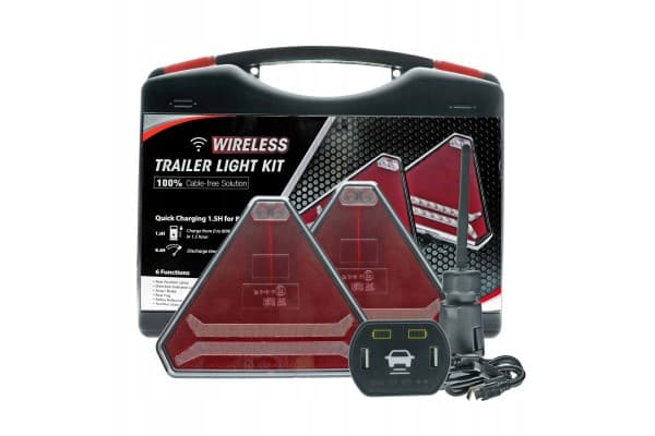 Juego de luces traseras LED inalámbricas para Magnet 12-24V, 6 funciones usado