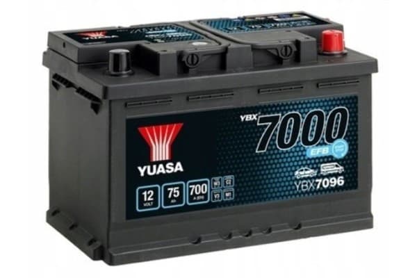 Batería Yuasa Efb Start Stop 12V 75Ah 700A YBX7096 usado