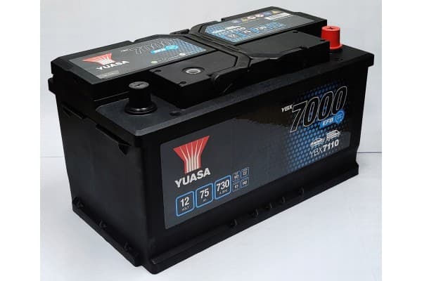 Batería Yuasa YBX7110 Efb Start Stop 75Ah 730A P usado