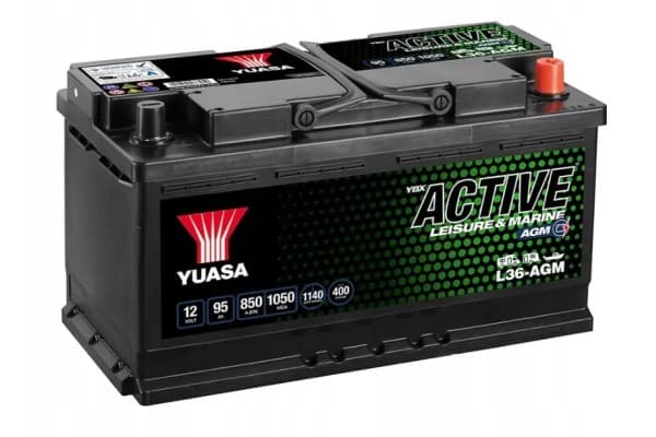 Batería Agm Vrla Yuasa L36-Agm 12V 95Ah usado