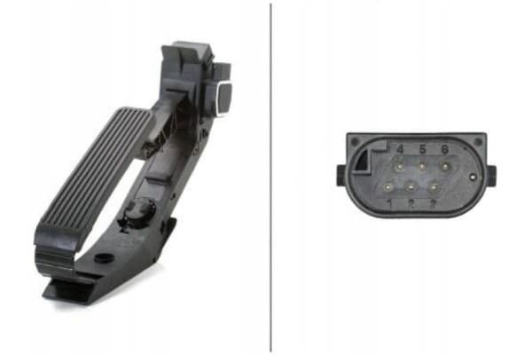 Sensor de posición del pedal del acelerador Hella 6PV 010 946-001 usado