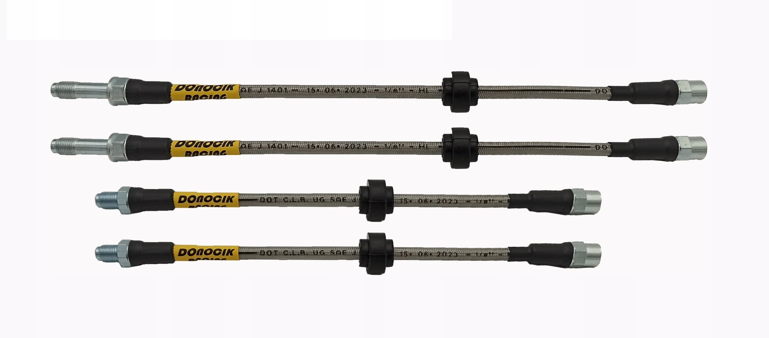 Líneas de freno de teflón trenzadas en acero para Volvo S60 1, V70 2, S80 1 nuevo