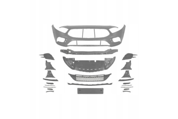 Parachoques delantero Blic 5510-00-3570902KP para Mercedes A-Class W177 usado