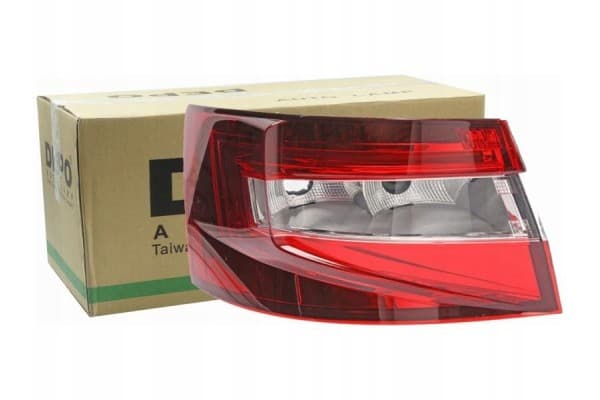 Lámpara trasera izquierda Skoda Superb Iii 15- LED Depo 665-1937L-UE usado