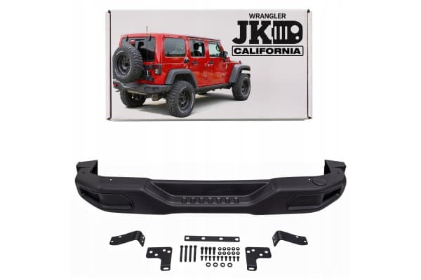 Parachoques Trasero Jeep Wrangler JK 2007-2018 Modelo California OEM usado