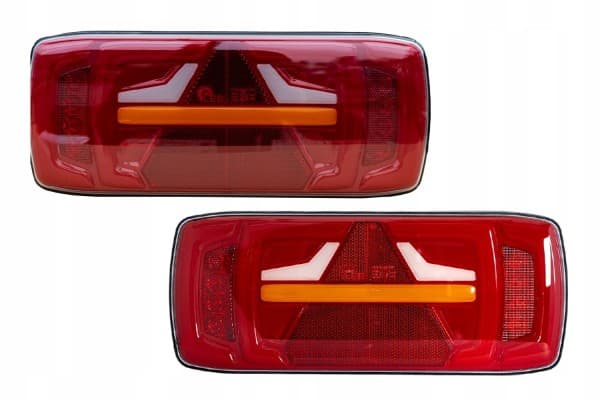 Luces Traseras LED - 6 Funciones - Juego Izquierdo y Derecho - Lámparas Traseras para Remolque usado