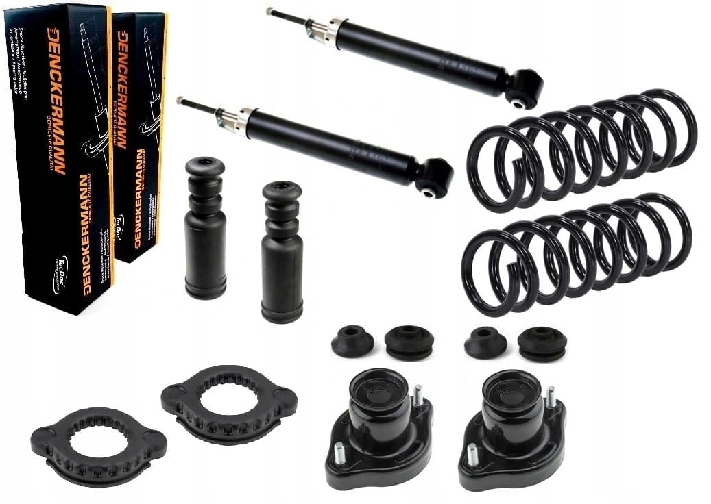Amortiguadores y Muelles Suspensión Neumática Mitsubishi Outlander II CW 2006- Juego Completo Trasero nuevo