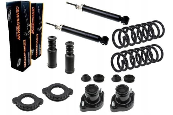 Amortiguadores y Muelles Suspensión Neumática Mitsubishi Outlander II CW 2006- Juego Completo Trasero usado