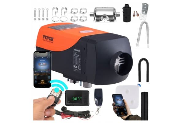 Calefactor estacionario Vevor 8kW 12V con Bluetooth y control remoto usado