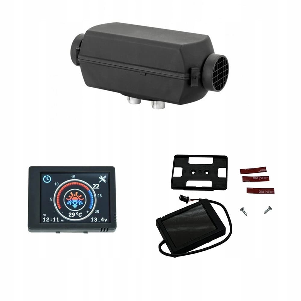 Calefactor estacionario Autoterm D2 2kW 12V con panel táctil Pu-28 nuevo