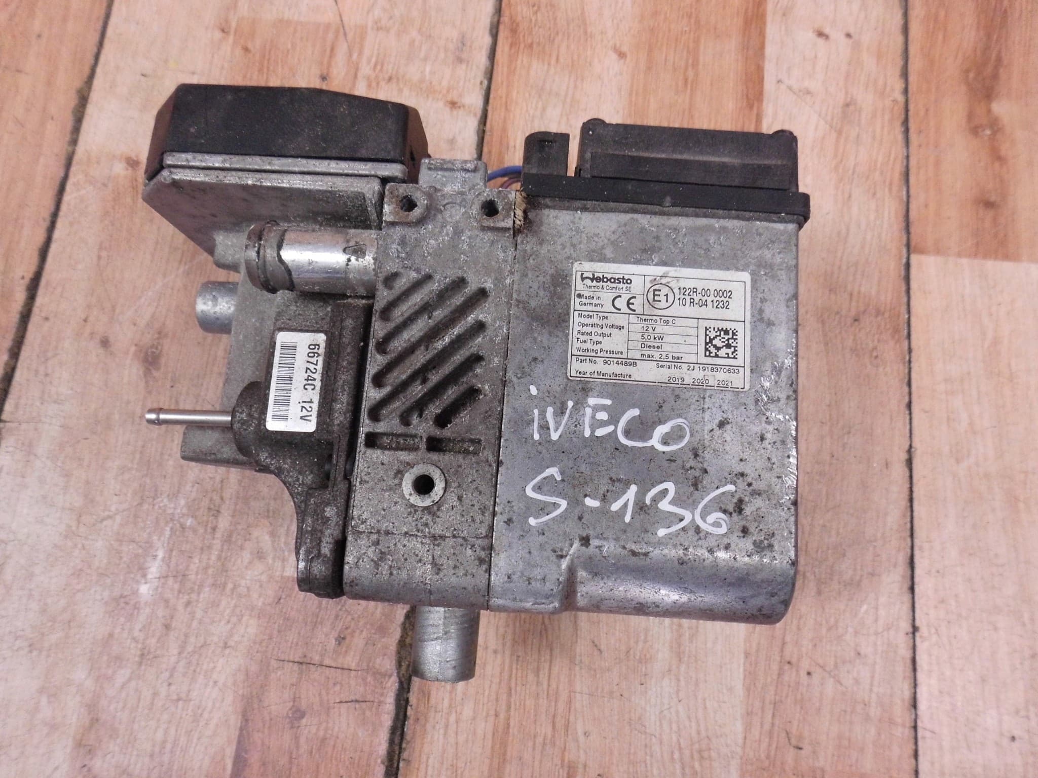Calefactor estacionario Webasto 122R-00 para Iveco Daily usado