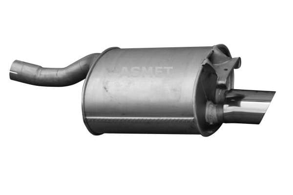 Silenciador trasero Asmet 01.071 para Mercedes Slk R170 nuevo