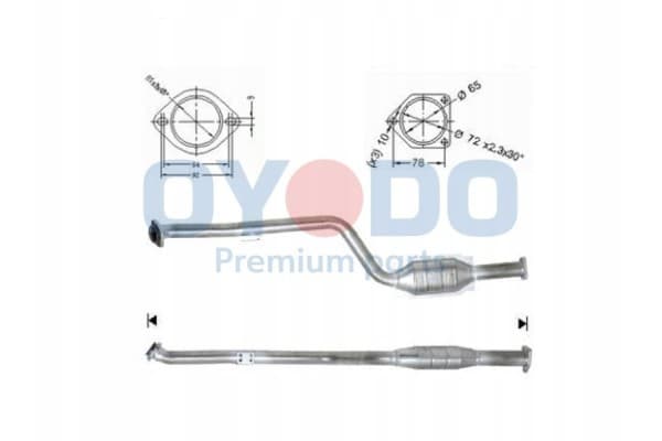 Catalizador Oyodo 10N0149-Oyo para Mercedes C 180 Kompressor W203 nuevo