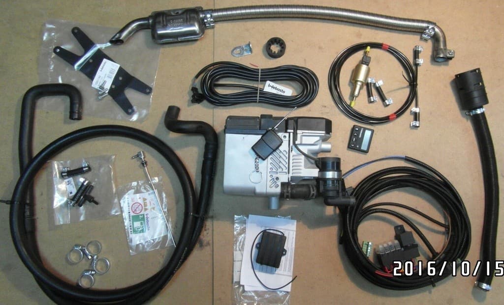 Set Webasto Analógico Diésel 5KW con Reloj Piloto usado