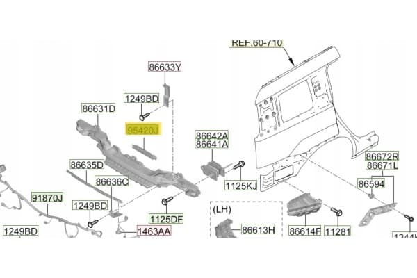 Antena de Llave Inteligente para Hyundai Santa Fe (2024) nuevo