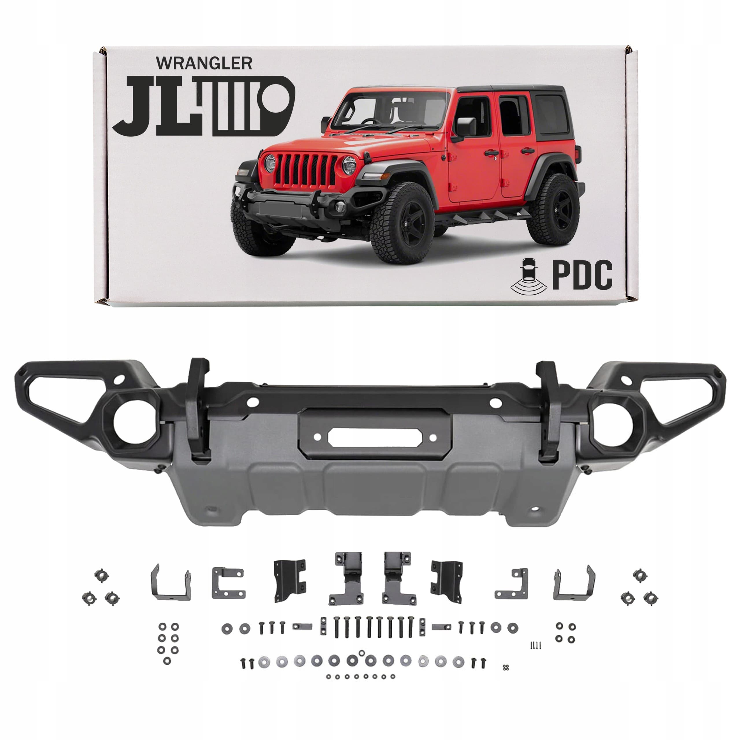 Parachoques delantero Jeep Wrangler JL 2018 modelo Hunter con Pdc nuevo