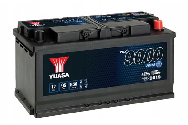 Batería Yuasa YBX9019 12V 95Ah 850A Agm Start Stop usado