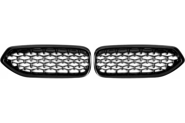 Rejilla Frontal Kidney para BMW Z4 G29 2018-2024 Negro Brillante ABS Duradero nuevo