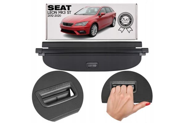 Cortina Cubierta de Maletero Venus Ltd Negra para Seat León MK3 Iii ST 2012-2020 usado