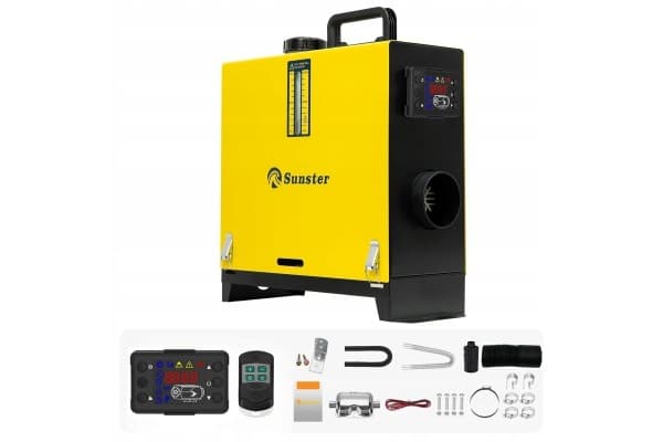 Calefactor estacionario Sunster 8 kW Diésel 12/24V con pantalla Lcd usado
