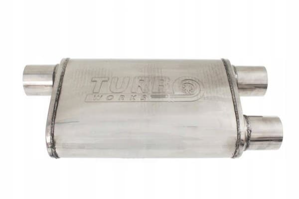Silenciador Central Trasero 76mm TurboWorks LT 304SS 355mm Tuning Sport usado