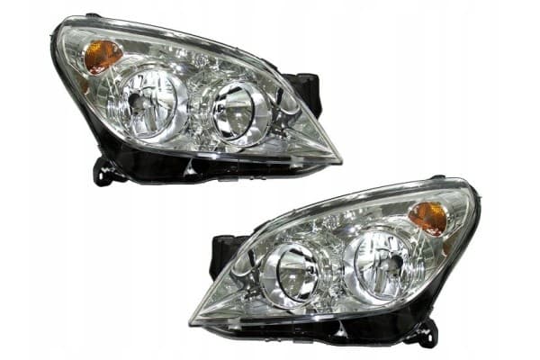 Faros delanteros Opel Astra H 2003-2012 interior plateado usado