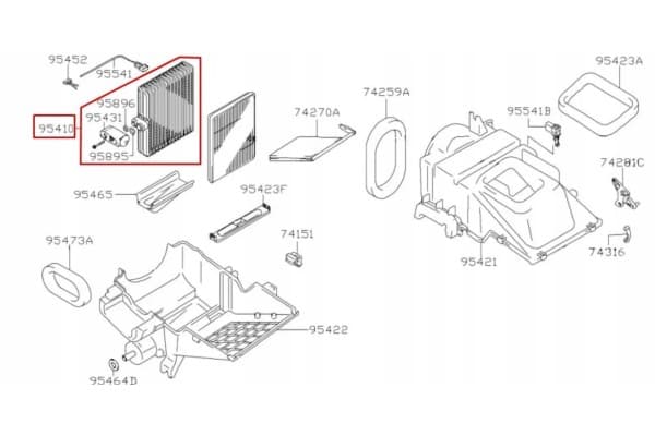 Evaporador de Aire Acondicionado para Suzuki Alto, Jimny, Swift, Wagon R 1998-2018 usado