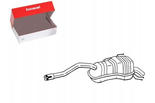 Bosal 148-213 Silenciador final usado