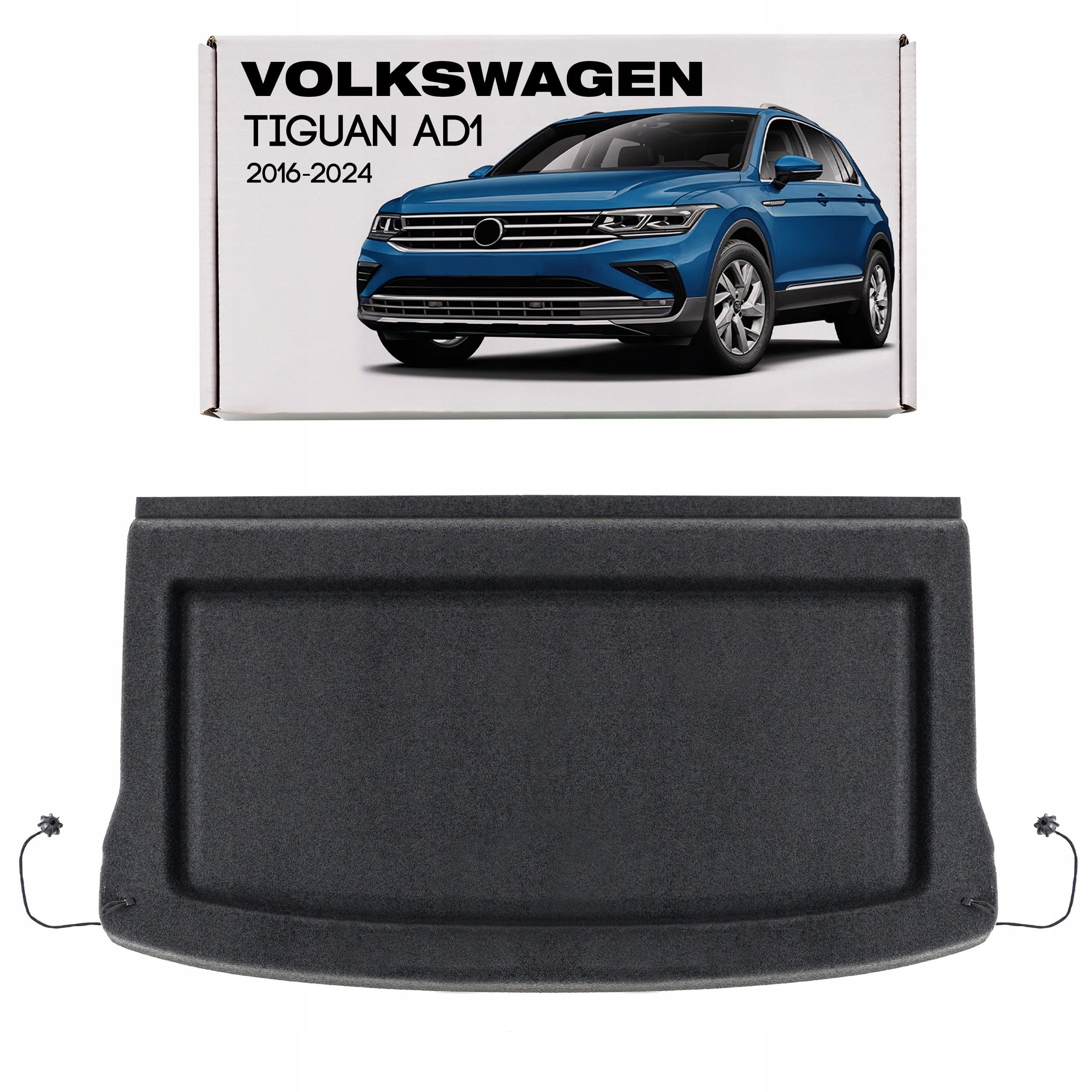 Estante de Maletero / Cubierta de Carga Volkswagen Tiguan II (AD1) Negro 2016-2024 nuevo