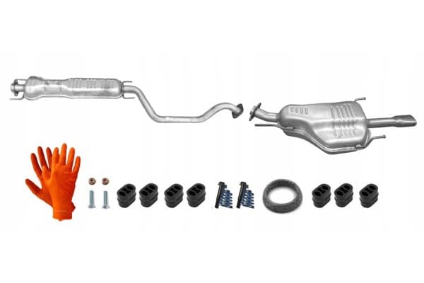 Silenciador Central y Final para Opel Zafira A 2.0 Opc (2001-2005) usado