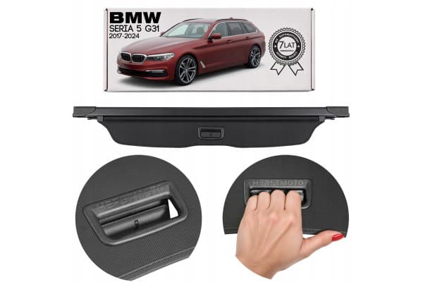 BMW Serie 5 G31 2017-2024 Touring Cubierta de Maletero Trasera Negra 51477466635 usado