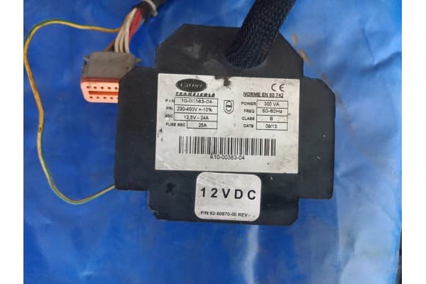 Transformador de Refrigeración Carrier Zephyr Integra 10-00383-04 12V usado