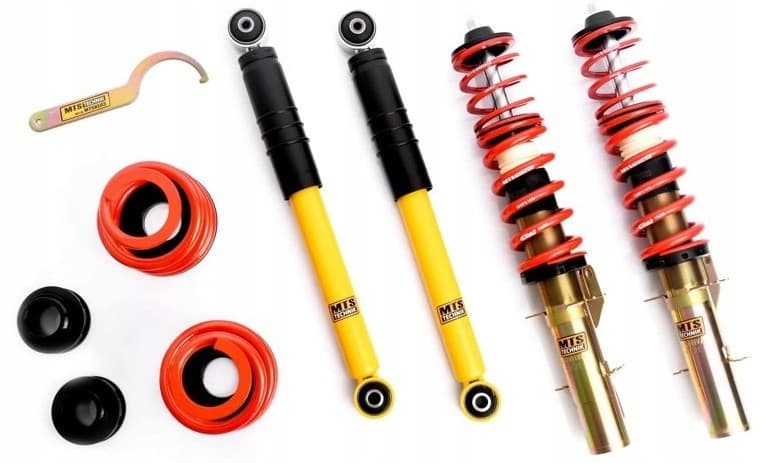 Suspensión roscada Mts Technik Street MTSGWVW11 para Golf IV, Audi A3 8L, TT 8N, León 1M 4x4 nuevo