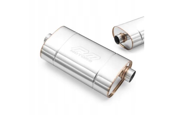 Silenciador Universal Elíptico E002 450 mm Diámetro 60 mm usado