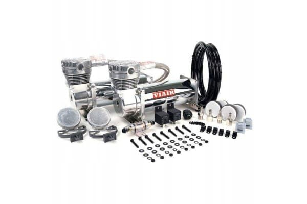 2 Compresores Viair 444C Cromados - Pack Doble usado
