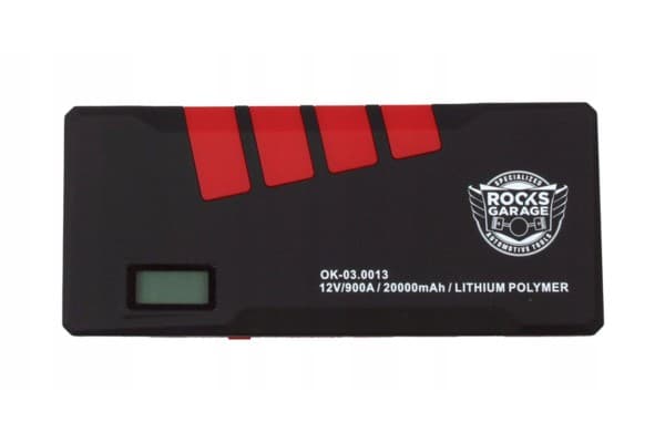 Arrancador Portátil Rooks Mini Booster 12V 900A 20000mAh usado