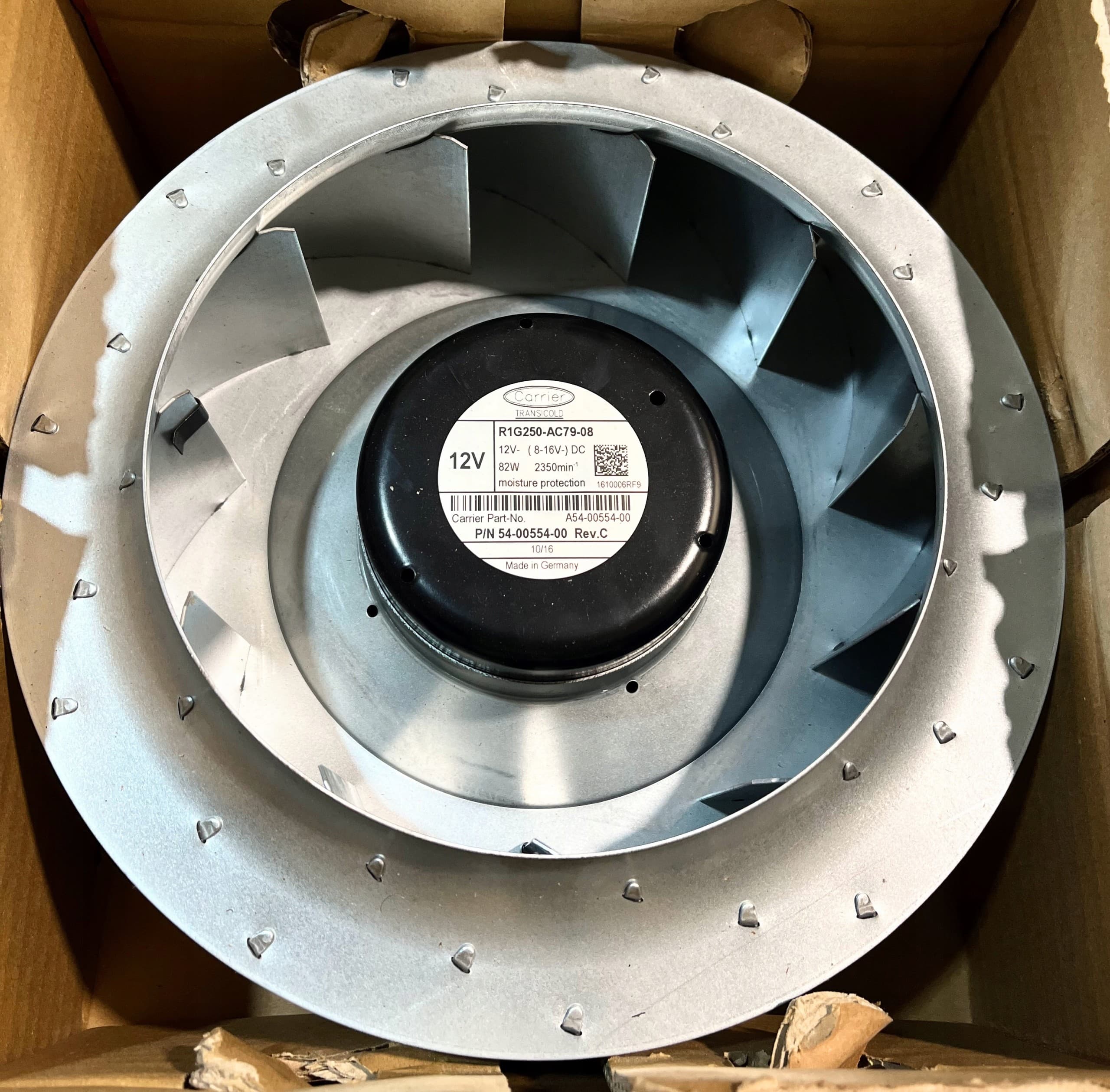Motor de Ventilador 12V Carrier 54-00554-00 nuevo