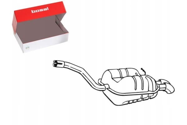 Bosal 233-187 Silenciador final usado