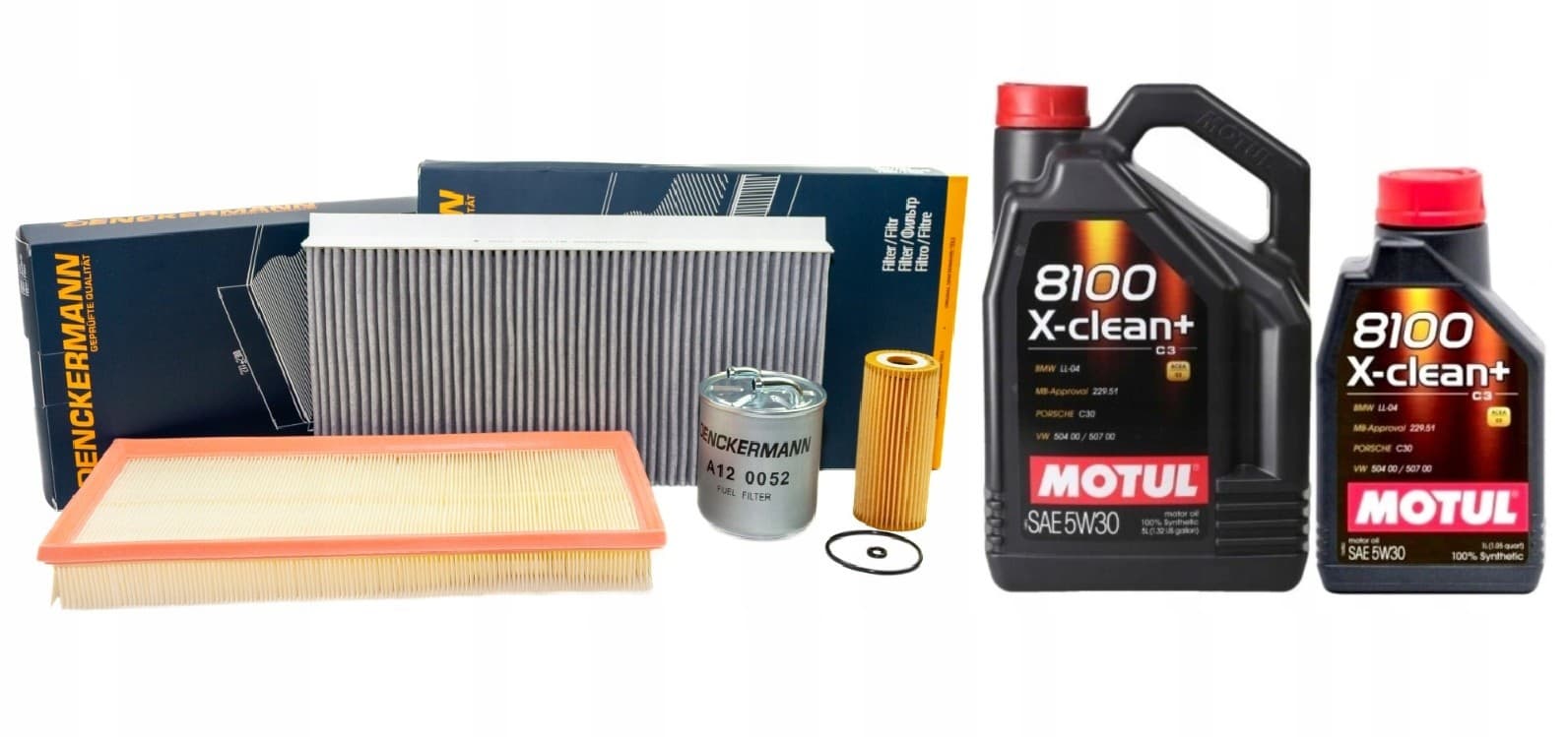 Juego de filtros Denckermann para Mercedes Diésel con aceite 5W30 6L nuevo