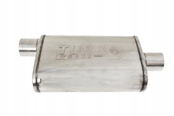 Silenciador Central Chamber 76mm TurboWorks 304SS 355mm usado