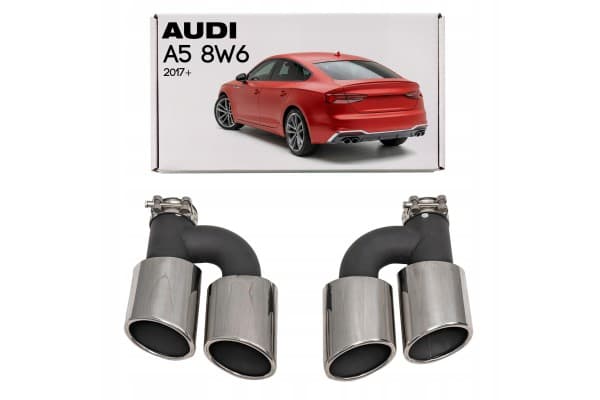 Puntas de Escape para Audi A5 8W6 2017 Estilo S5 Juego 2 Piezas usado