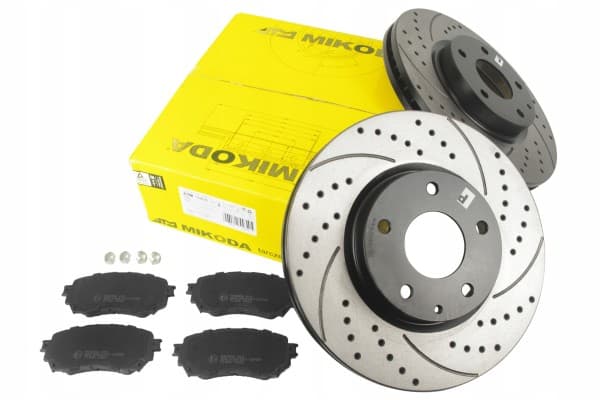 Discos de freno perforados y pastillas delanteras 297mm para Mazda Cx-5 2016 usado