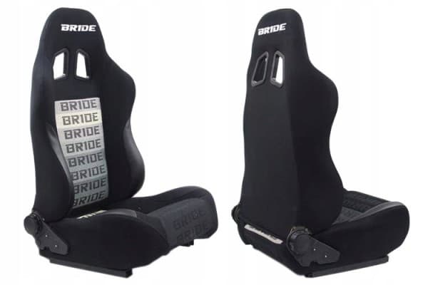 Asiento deportivo Rapid Velour Bride Negro y Gris usado