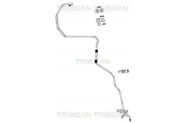 Cable de Aire Acondicionado 9010 69002 Triscan Suzuki Swift Iii nuevo
