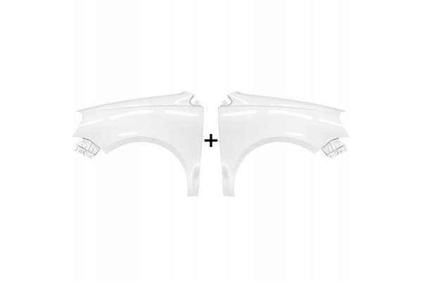 Guardabarros para VW Polo 9N3 Izquierdo y Derecho LB9A 05-09 Nuevo Pintado Juego