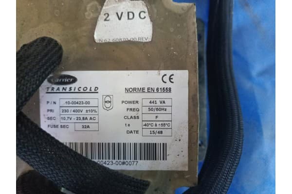Transformador Refrigerado Carrier Xarios 10-00423-00 12V usado
