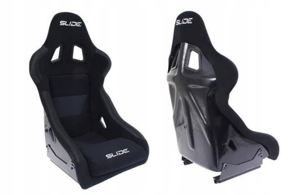 Asiento Deportivo Bucket Rally Slide KS2 Velour Negro SimRacing Drift Kjs usado