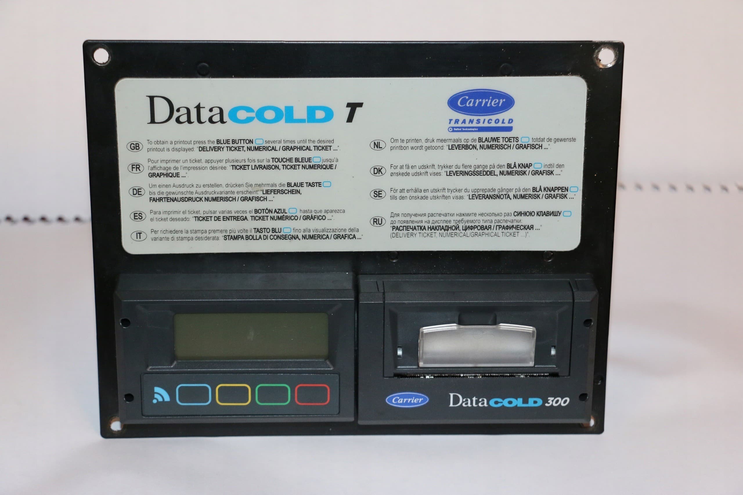 Termógrafo Registrador de Temperatura Carrier DataCold 600 12-00752-63 usado