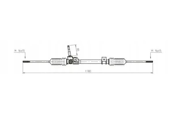 General Ricambi RE4048 - Caja de Dirección Manual para Renault Twingo I usado